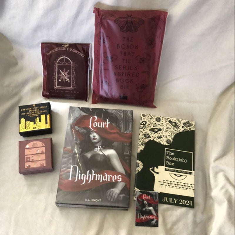 Bookish Box Darkly July 2024 Full Box 