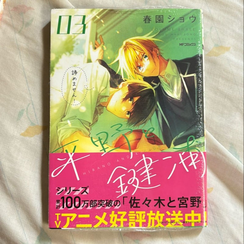 Hirano to Kagiura Vol. 3 (Japanese edition) 