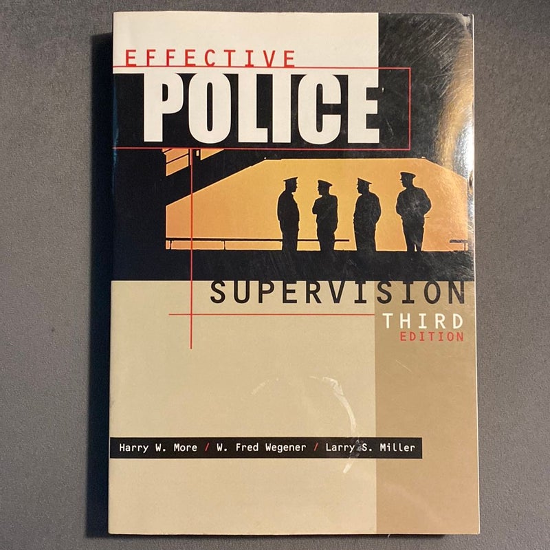 Effective Police Supervision