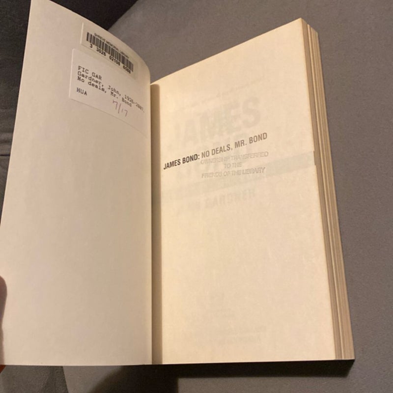 James Bond: No Deals, Mr. Bond