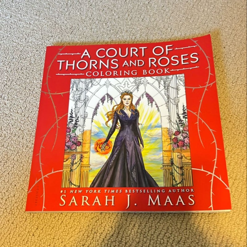 A Court of Thorns and Roses Coloring Book