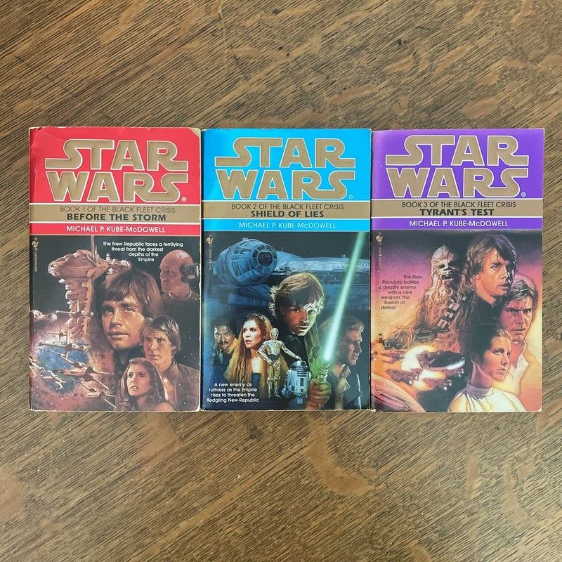 Star Wars Black Fleet Crisis Trilogy - 3 book set