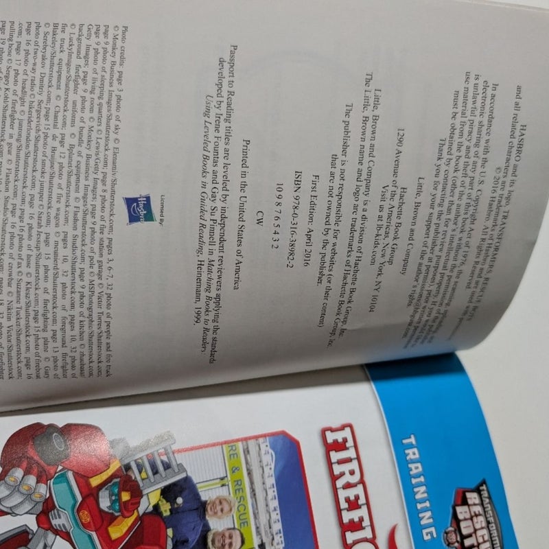 Transformers Rescue Bots: Training Academy: Firefighters!
