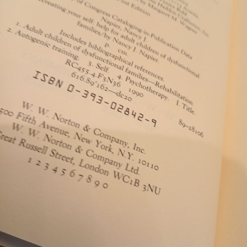 Recreating Your Self (First Edition)