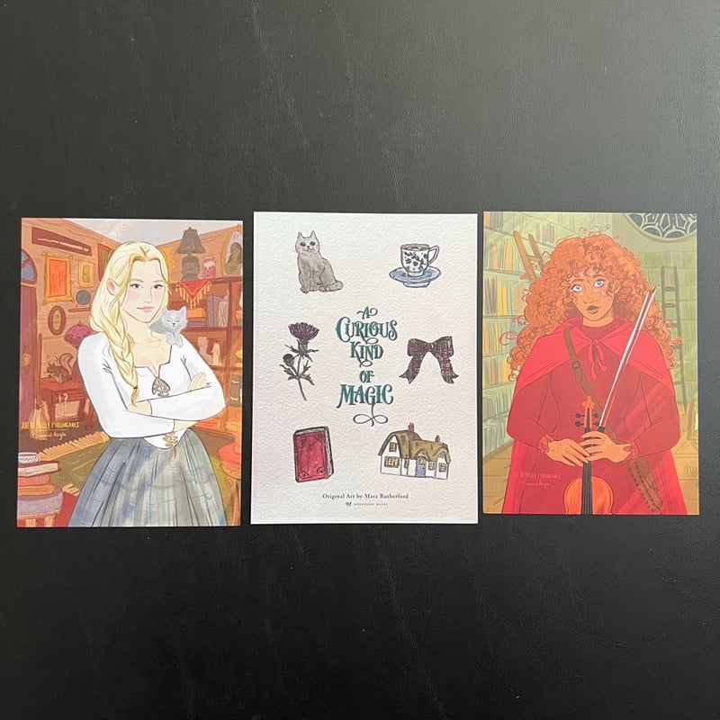 A Curious Kind of Magic + art prints + stickers
