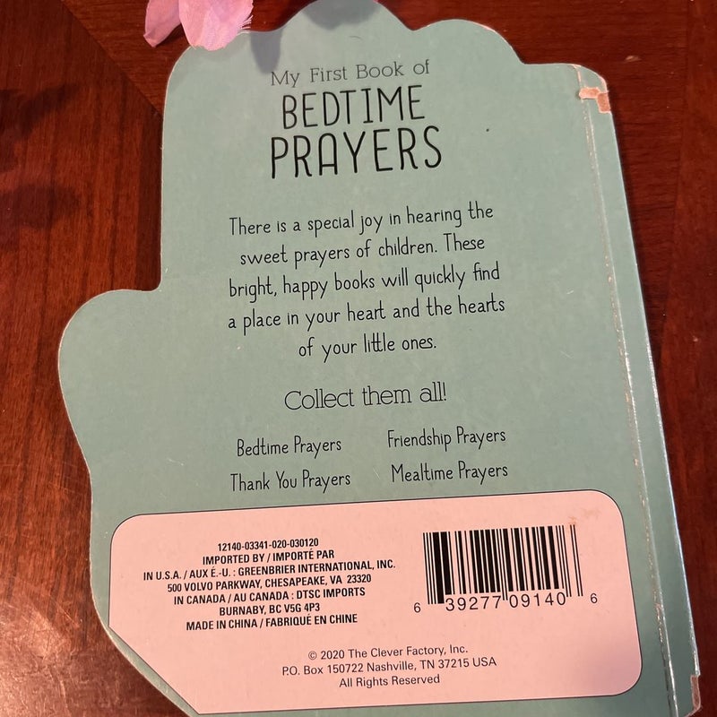 My first book of bedtime prayers