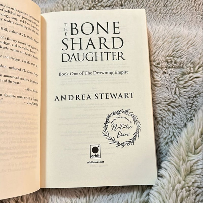 The Bone Shard Daughter 1:1 first edition first print 