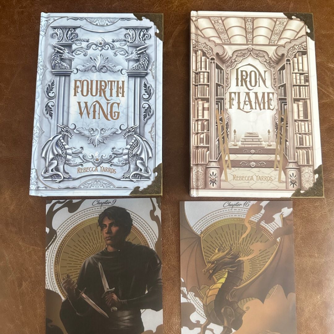 Fourth wing and iron flame bookish box special edition by
