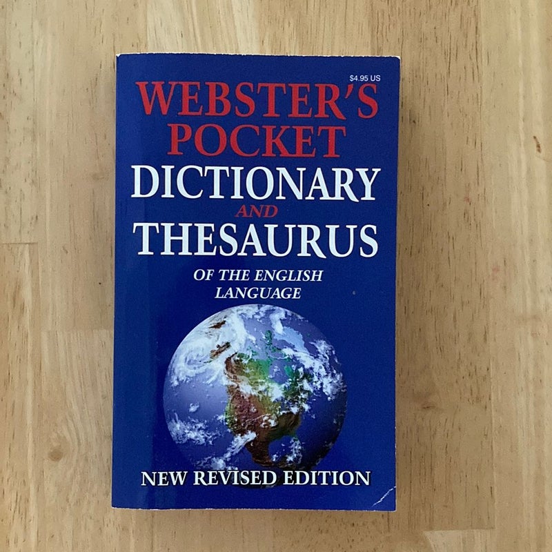 Webster’s pocket dictionary and thesaurus of the English language