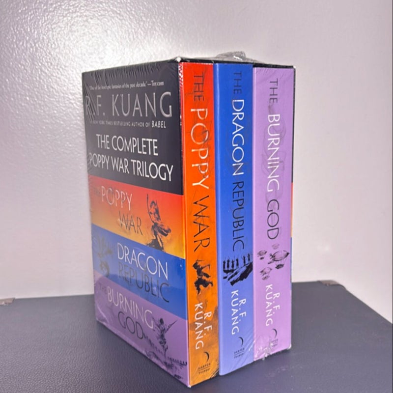 The Complete Poppy War Trilogy Boxed Set - SEALED 