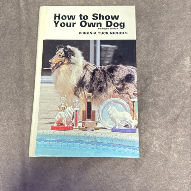 How to Show Your Own Dog