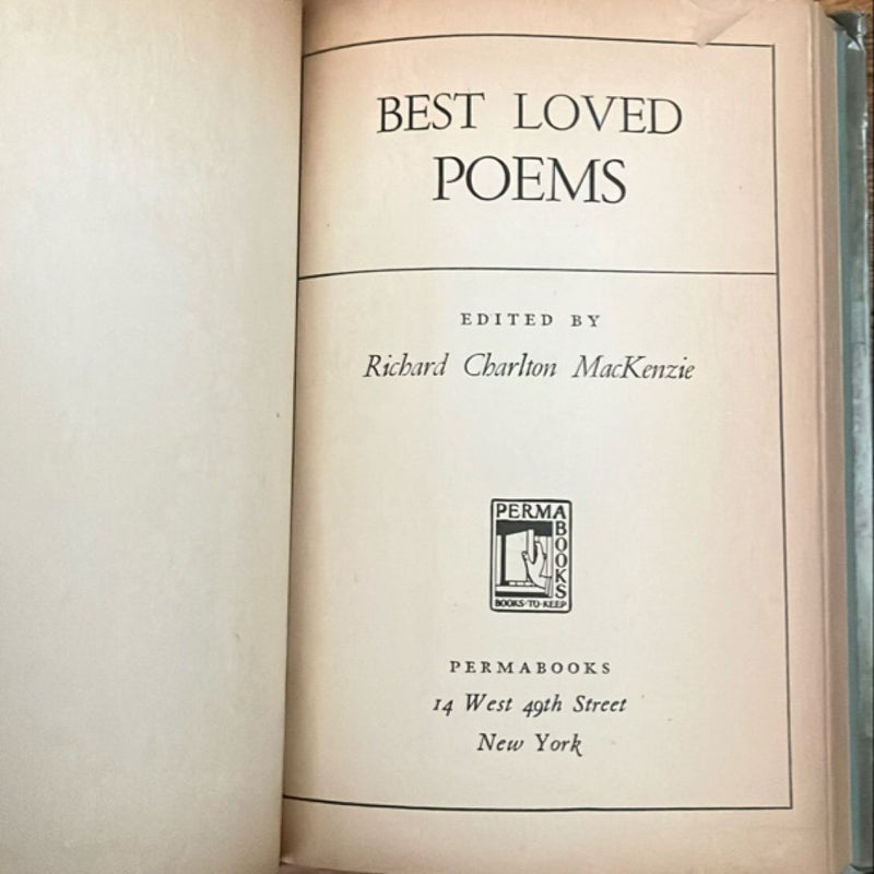 Best Loved Poems