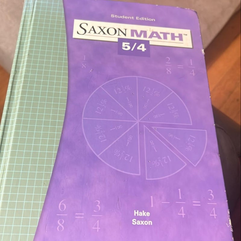 Saxon Math 5/4 Homeschool