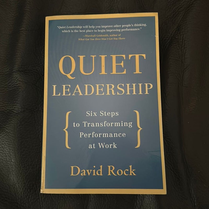 Quiet Leadership