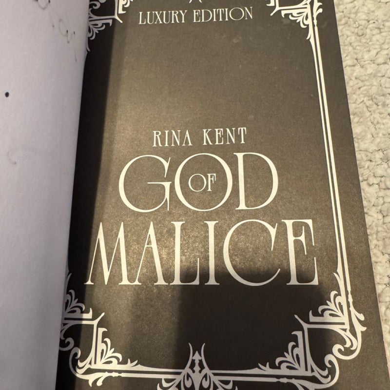 Rina Kent Legacy Of Gods Series Luxury Bundle - God of Malice