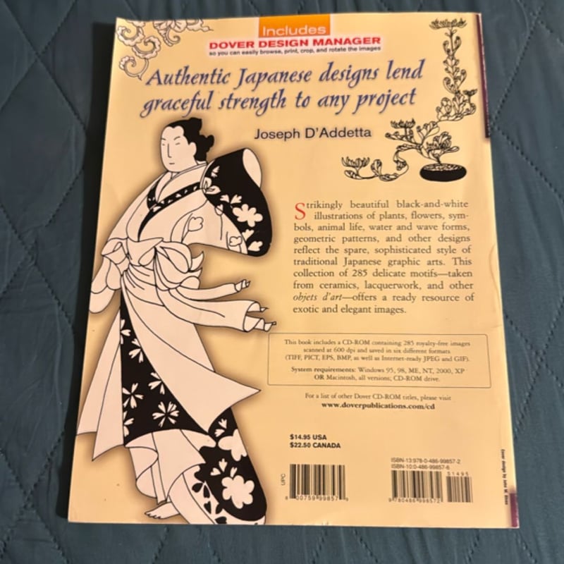 Japanese Motifs and Designs by Joseph D'Addetta