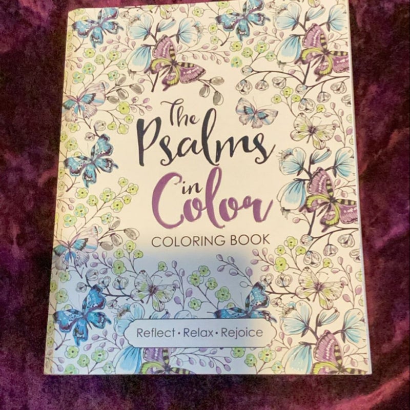 Coloring Book the Psalms in Color