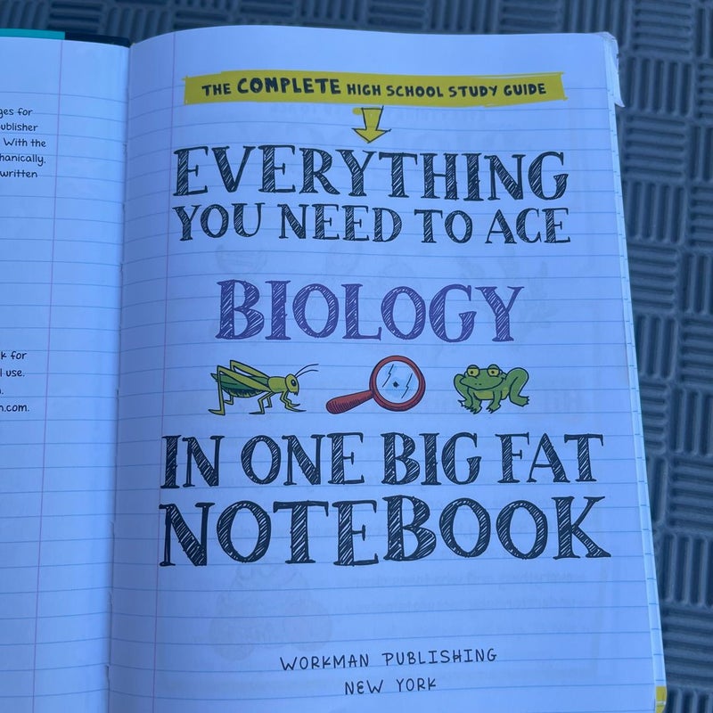 Everything You Need to Ace Biology in One Big Fat Notebook