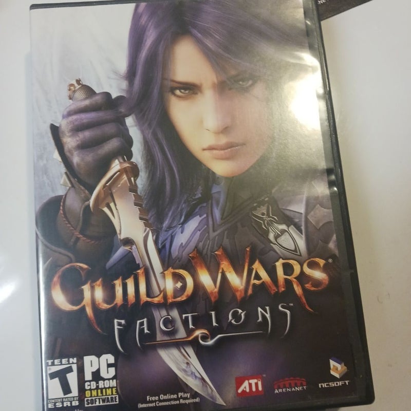 Guild Wars Factions PC CD-ROM Online Software 