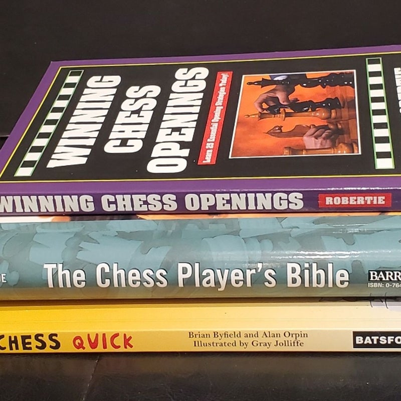 The Chess Player's Bible + 2 More Chess Strategy Books