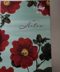 Red Blooms "Notes", Scripture Notes Journal