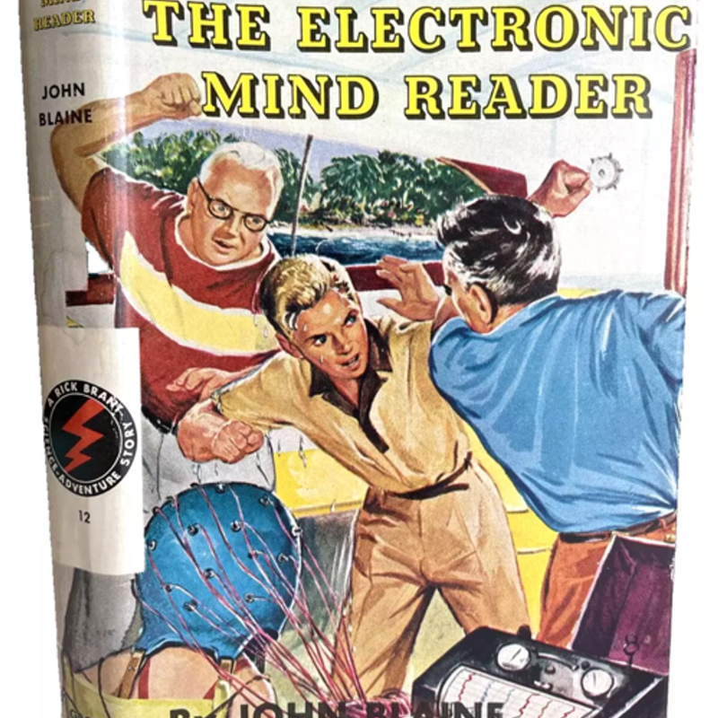 Rick Brant Science-Adventure THE ELECTONIC MIND READER JOHN BLAINE 1957 HC DJ