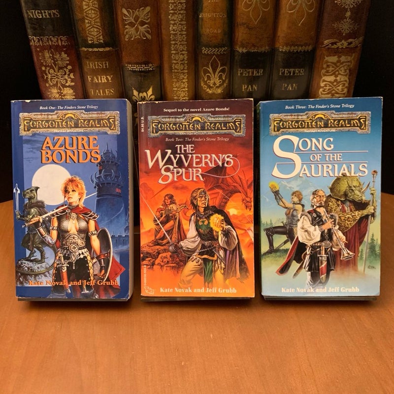 Complete Finder’s Stone Trilogy Set: Azure Bonds, The Wyvern’s Spur, Song of the Saurials