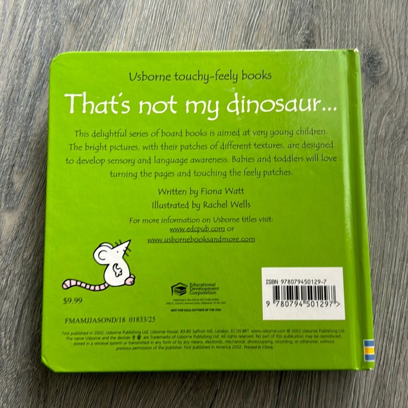 That's Not My Dinosaur...