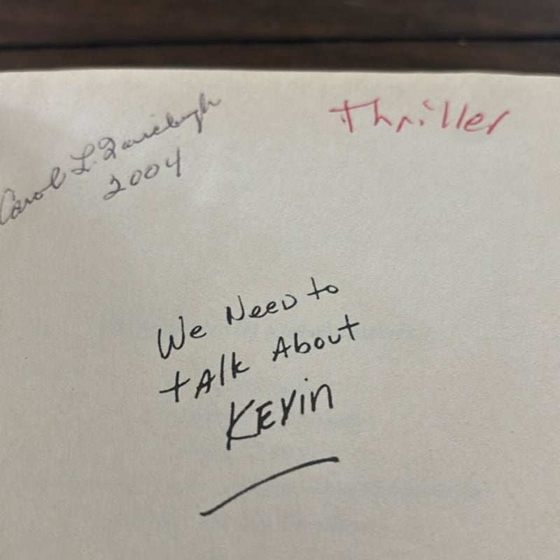We Need to Talk about Kevin