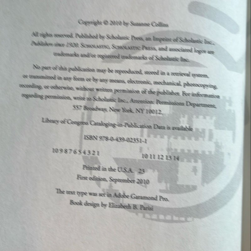 Mockingjay HC DJ First Edition 2010