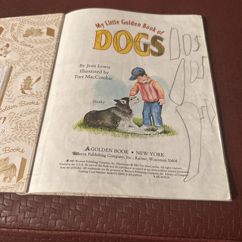 My Little Golden Book of Dogs