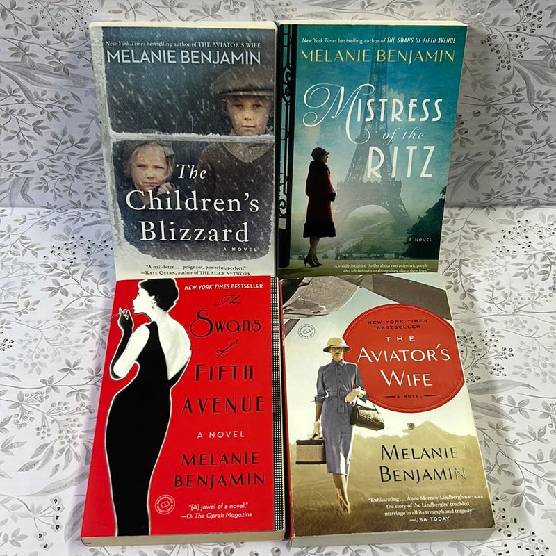 Melanie Benjamin 4 Paperback Bundle