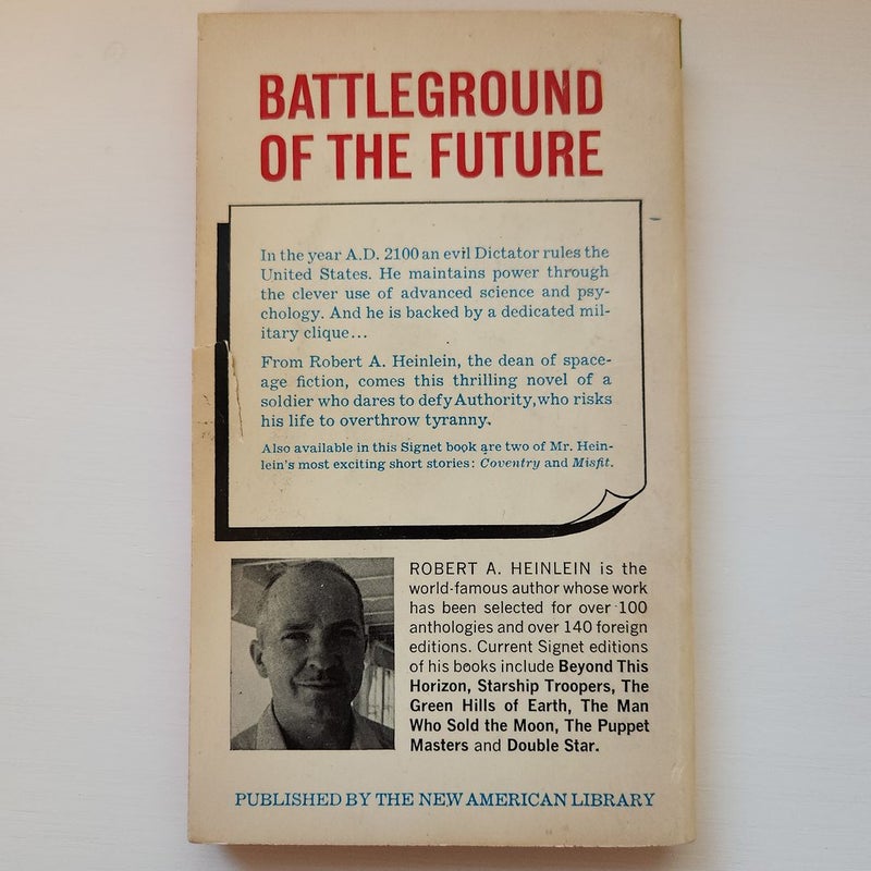 Robert Heinlein Book Bundle; Methuselah's Children, Friday, Revolt in 2100, & The Door into Summer