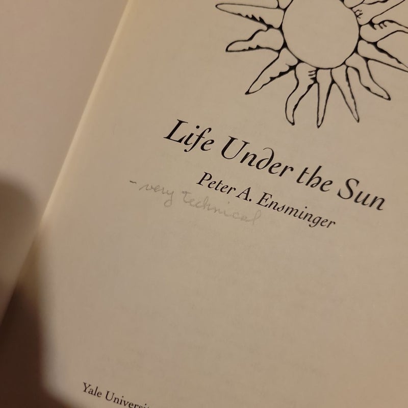 Life under the Sun