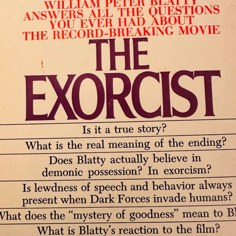 William Peter Blatty on The Exorcist Vintage Book