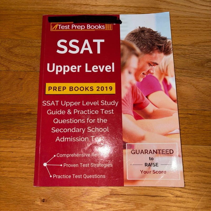 SSAT Upper Level Prep Books 2019
