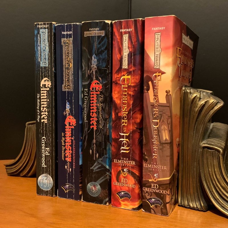 Forgotten Realms: Complete Elminster Series 1-5 Set: The Making of a Mage, Elminster in Myth Drannor, The Temptation of Elminster, Elminster in Hell, Elminster’s Daughter