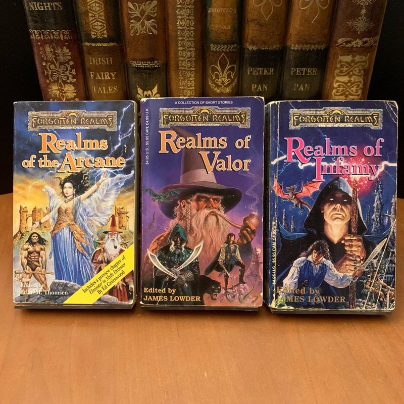 Forgotten Realms Anthology Set: Realms of the Arcane, Realms of Valor, Realms of Infamy