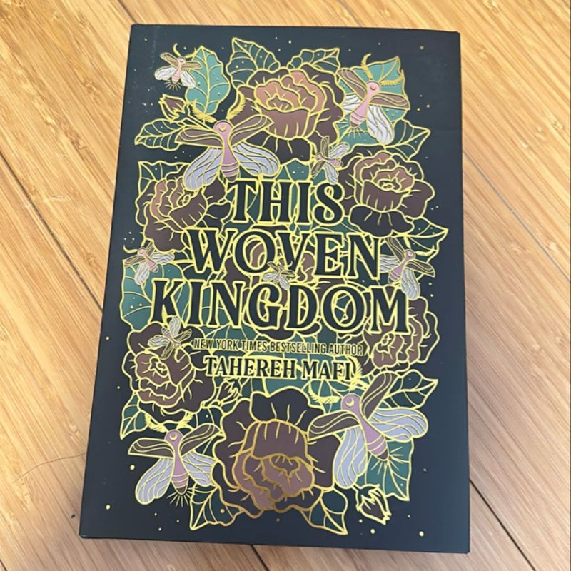 SIGNED bookish box - this woven kingdom