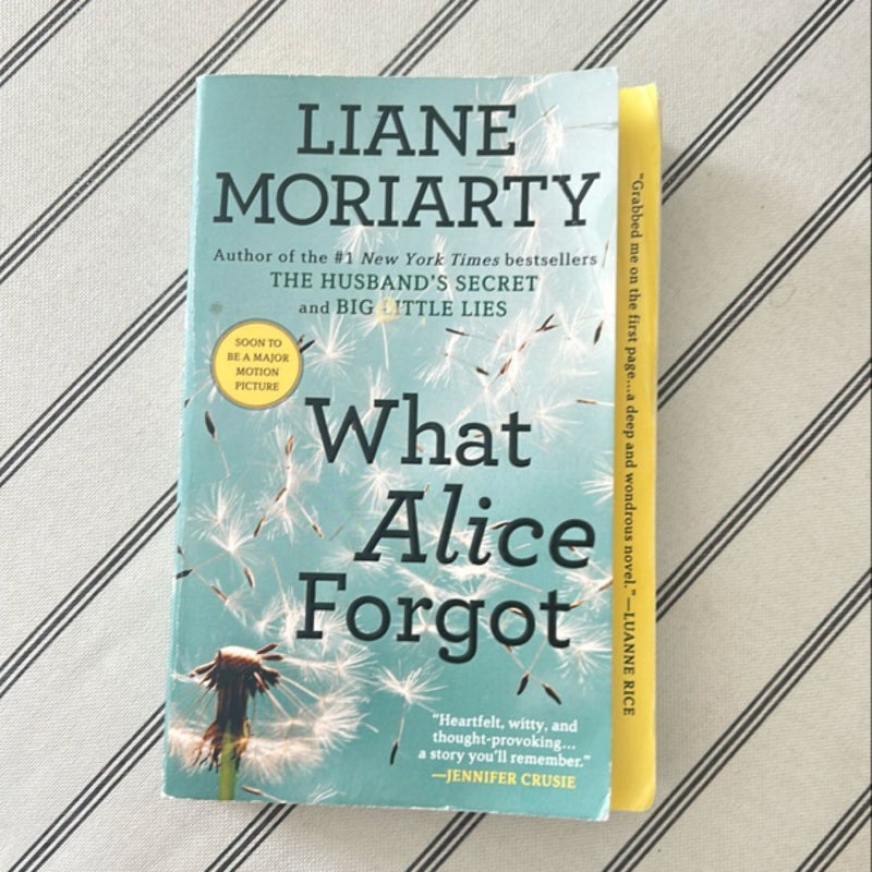 What Alice Forgot