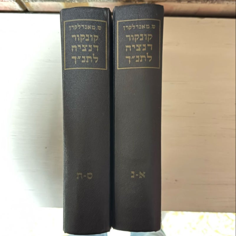 Hebrew Bible Concordances Part 1 and 2