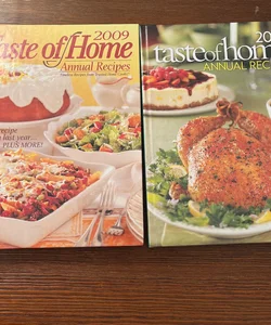 Taste of Home Bundle: 2009 and 2010 Annual Recipes