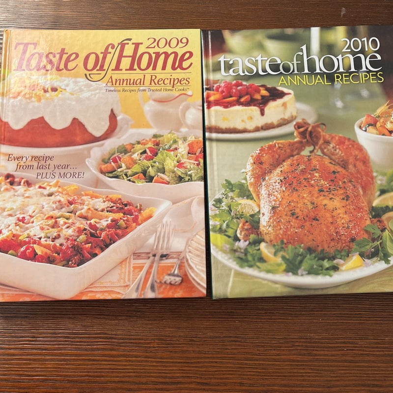 Taste of Home Bundle: 2009 and 2010 Annual Recipes