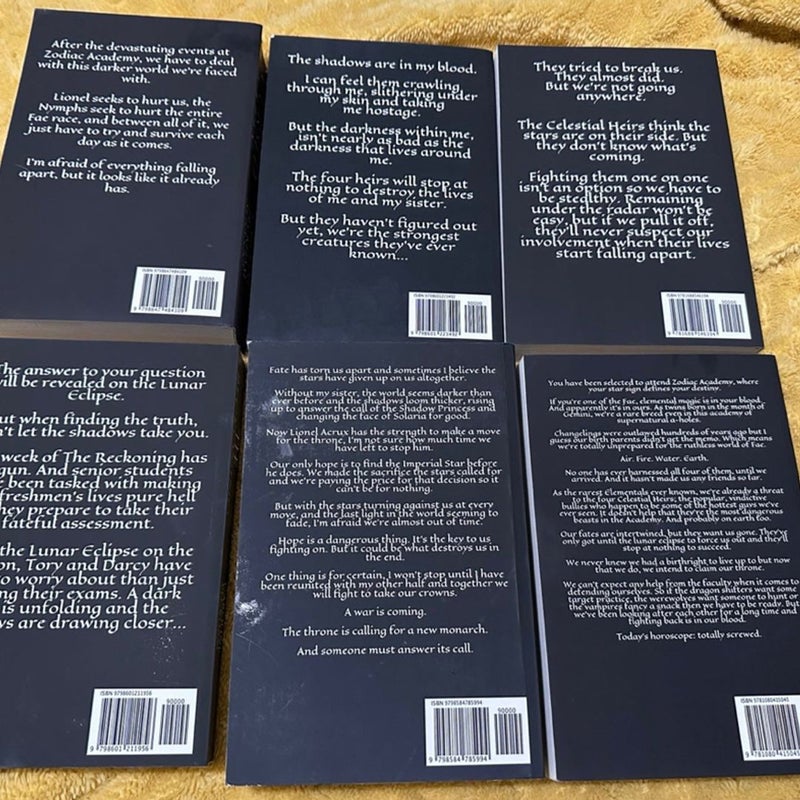 Zodiac academy Matte covers