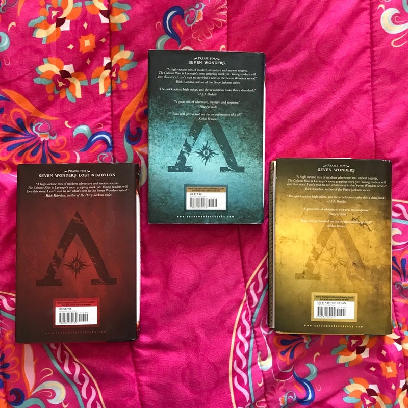 Seven Wonders 3-Book Collection (#2, #3, and #4)