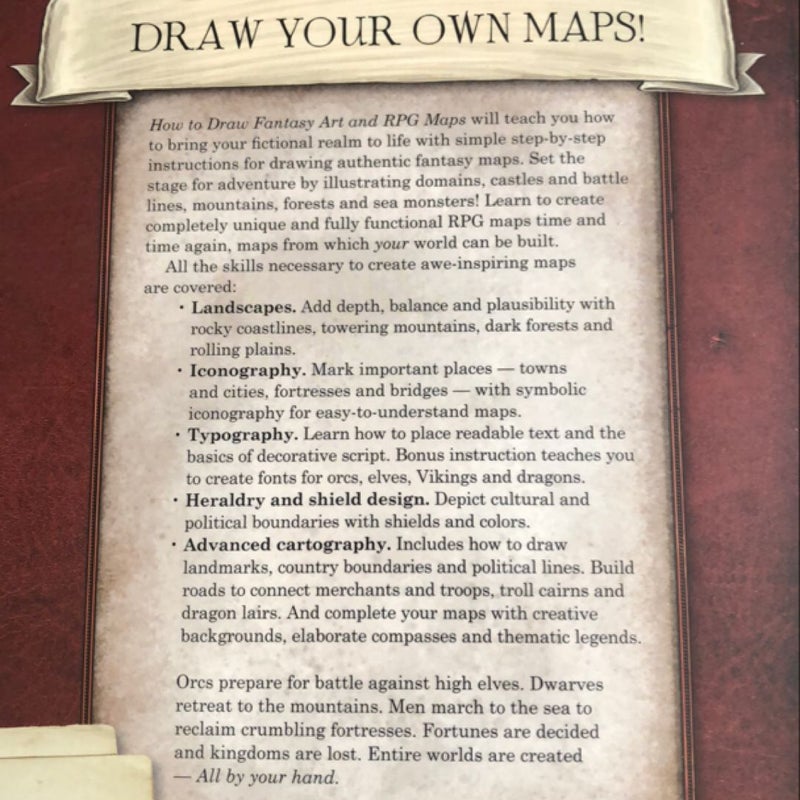 How to Draw Fantasy Art and RPG Maps