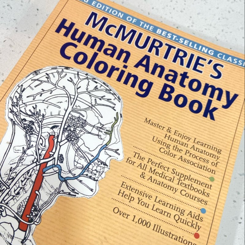 McMurtrie's Human Anatomy Coloring Book