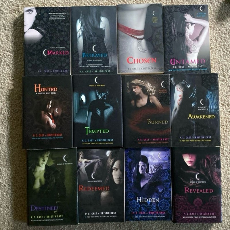 House of Night Series Books 1-12 