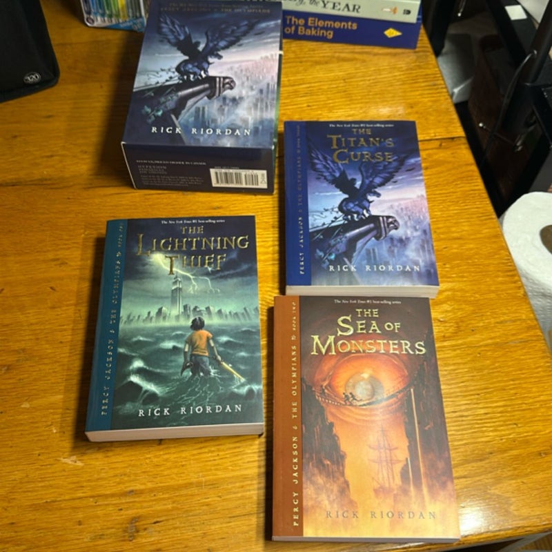 The Percy Jackson and the Olympians Pbk 3-Book