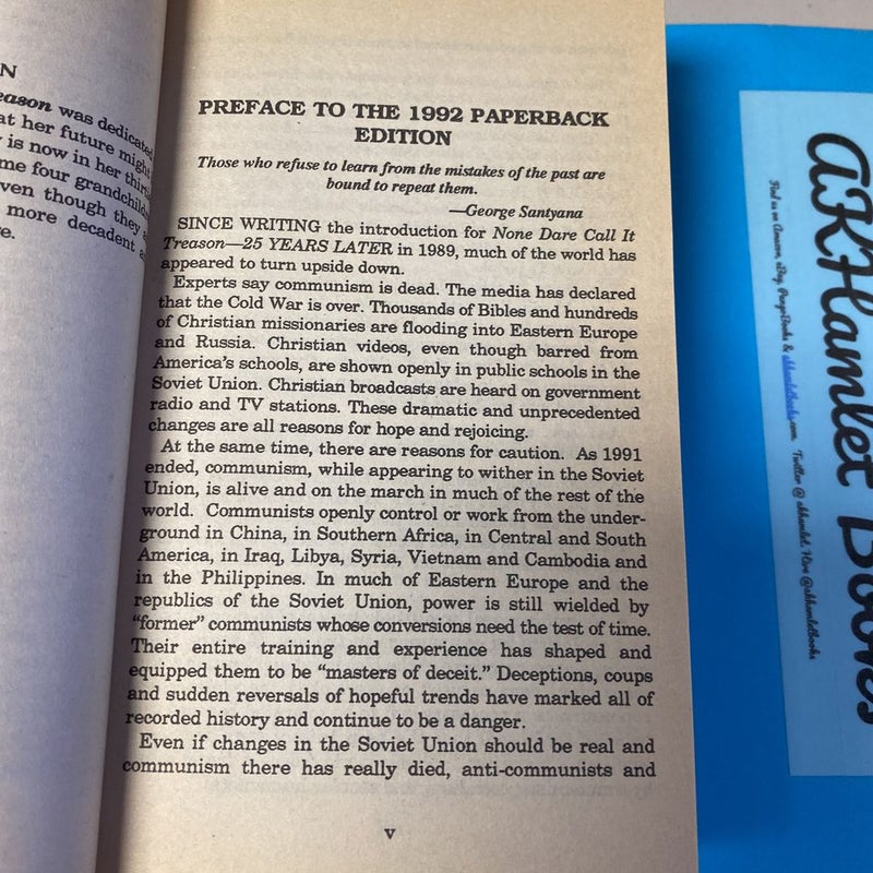 None Dare Call It Treason - 25 Years Later